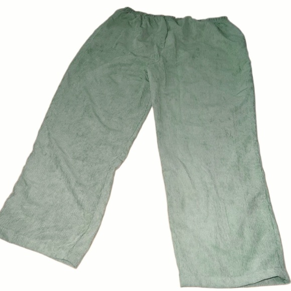 American Sweetheart Denim - American Sweetheart Womens Casual Corduroy Pants 20 Petite Rust Polyester Nylon
